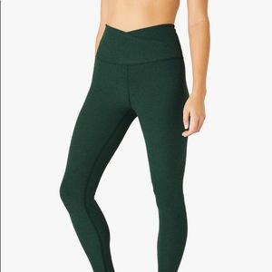 Beyond Yoga Hunter green Space Dye legging